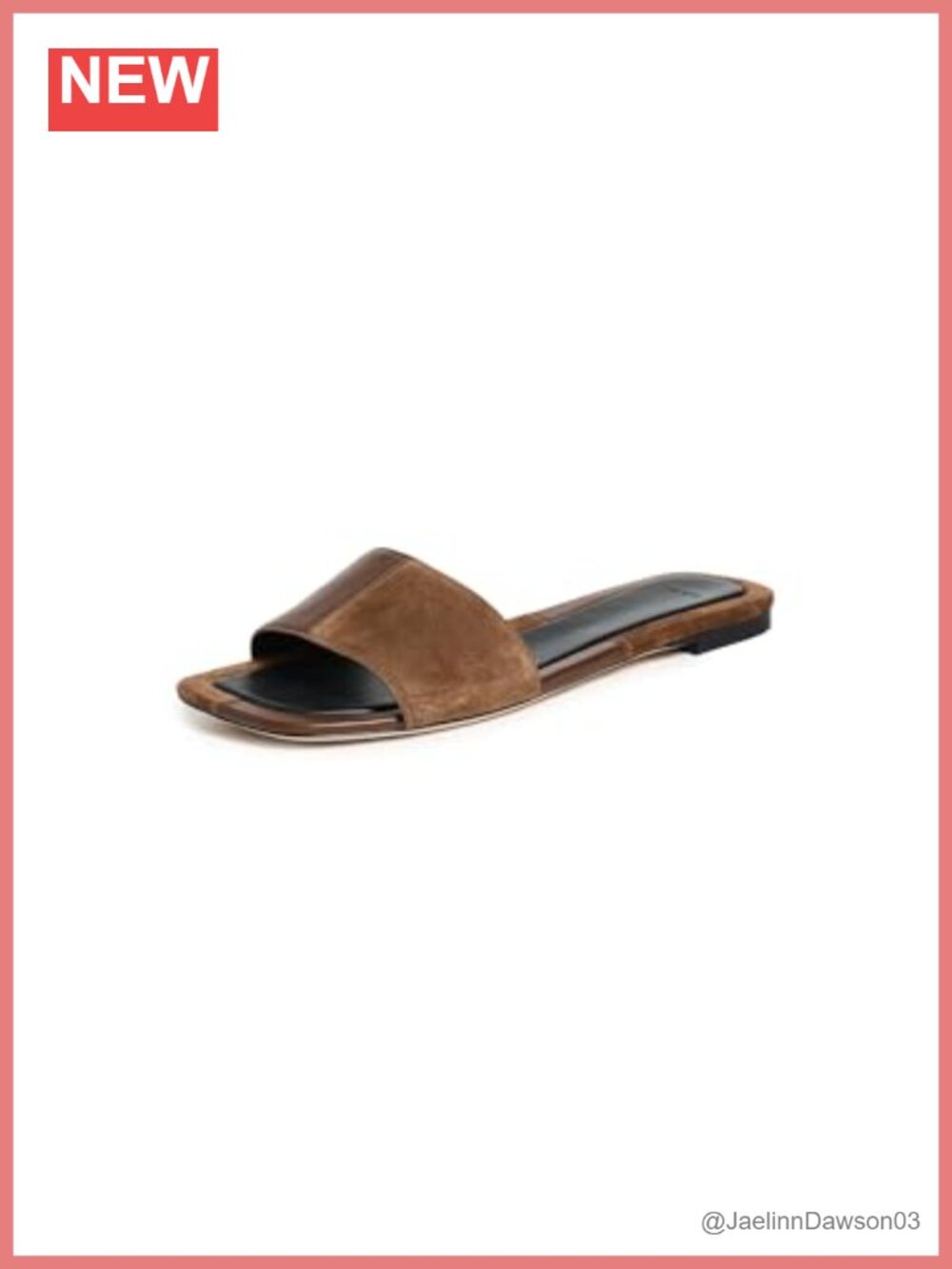 Vince Valeria Women's Leather Slide Sandals Flat